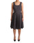 Sleeveless A-line Dress with Logo Details 42 IT Women