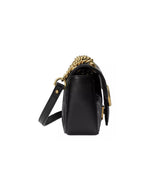 GG Marmont Small Shoulder Bag with Structured Chain Design and Flap Closure One Size Women