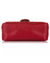 Red Matelasse Leather Marmont Bag with Double G Emblem One Size Women