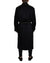 Silk Long Coat Robe with Shawl Lapels and Belt 50 IT Men