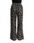 Mid-Waisted Wide Leg Pants with All Over Floral Print 42 IT Women