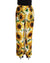 Mid-Waisted Wide Leg Pants with Sunflower Print 38 IT Women