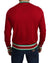 Pullover Sweater with Multicolor Motive - Dolce &amp; Gabbana 46 IT Men