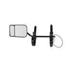 2x Towing Mirrors Pair Clip on Multi Fit Clamp On Towing Caravan 4X4 Trailer