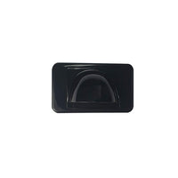 Bullnose Wall Plate Black