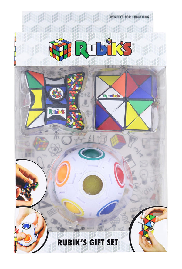 Rubiks 3 Piece Gift Set § Magic Star § Rainbow Ball § Spinner