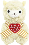 Llama Sweet Heart Alpaca 4.5" Plush Key Chain Khaki