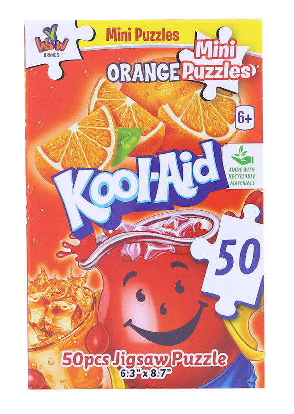 Kool-Aid 50 Piece Mini Jigsaw Puzzle § Orange