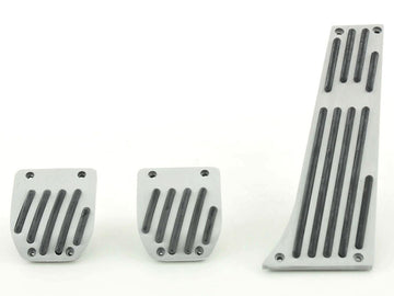 FK aluminum pedals pedal set 3-piece BMW 5-series pedal cover car pedals with stripes design