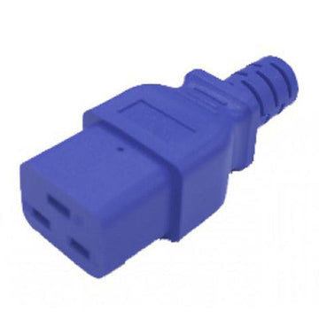 Iec C19 To C20 Power Cable 15A Blue 1M