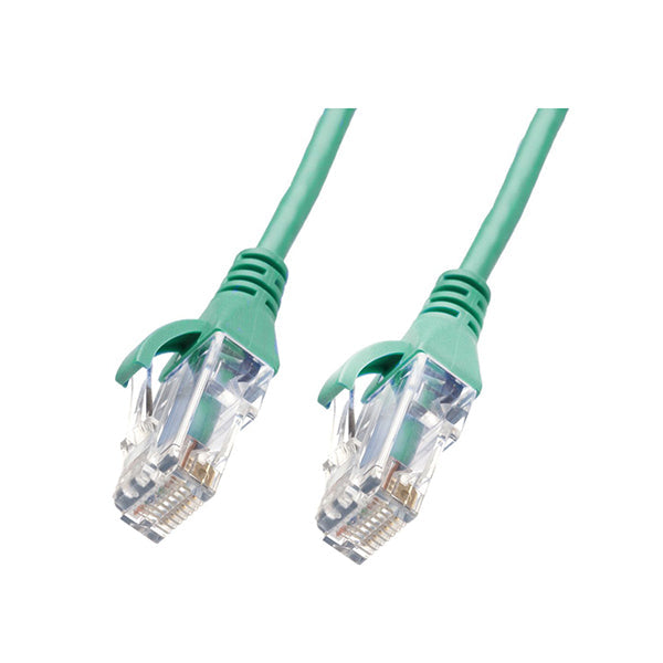 Cat 6 Rj45 Rj45 Ultra Thin Lszh Network Cable Green