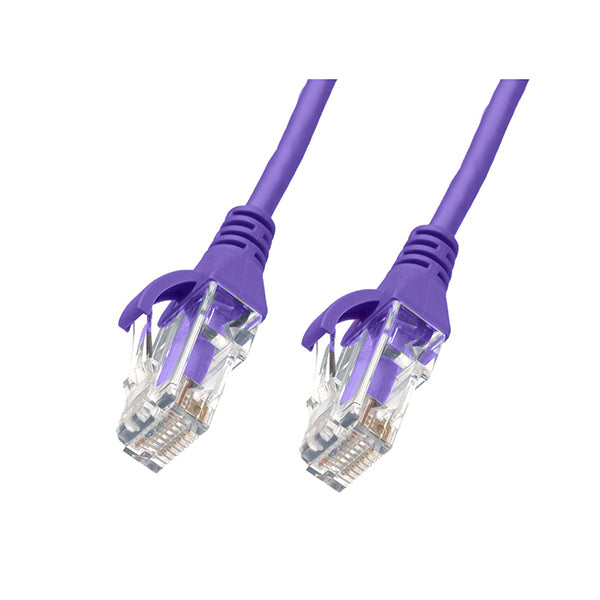 Cat 6 Rj45 Rj45 Ultra Thin Lszh Network Cables Purple