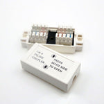 Cat 6 Inline Coupler Punch Down White