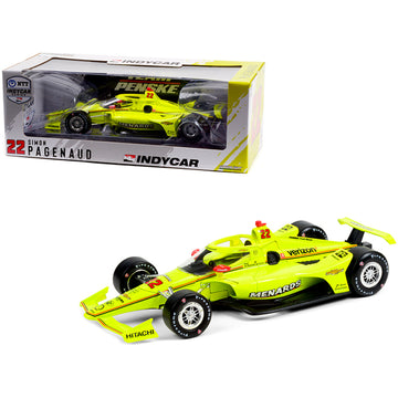 Dallara IndyCar #22 Simon Pagenaud "Menards" Team Penske "NTT IndyCar Series" (2021) 1/18 Diecast Model Car by Greenlight