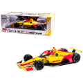 Dallara IndyCar #28 Ryan Hunter-Reay "DHL" Andretti Autosport "NTT IndyCar Series" (2021) 1/18 Diecast Model Car by Greenlight