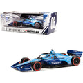 Dallara IndyCar #06 Helio Castroneves "Transcard" Meyer Shank Racing (Road Course Configuration) "NTT IndyCar Series" (2021) 1/18 Diecast Model Car by Greenlight