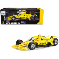 Dallara IndyCar #3 Scott McLaughlin "Pennzoil" Team Penske (Road Course Configuration) "NTT IndyCar Series" (2022) 1/18 Diecast Model Car by Greenlight