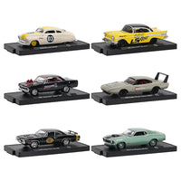 "Auto-Drivers" Set of 6 pieces in Blister Packs Release 78 Limited Edition to 9600 pieces Worldwide 1/64 Diecast Model Cars by M2 Machines