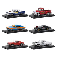 "Auto-Drivers" Set of 6 pieces in Blister Packs Release 79 Limited Edition to 9600 pieces Worldwide 1/64 Diecast Model Cars by M2 Machines