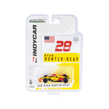 Dallara IndyCar #28 Ryan Hunter-Reay "DHL" Andretti Autosport "NTT IndyCar Series" (2021) 1/64 Diecast Model Car by Greenlight