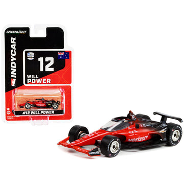 Dallara IndyCar #12 Will Power "Verizon 5G" Team Penske "NTT IndyCar Series" (2022) 1/64 Diecast Model Car by Greenlight