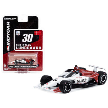 Dallara IndyCar #30 Christian Lundgaard "Shield Cleansers" Rahal Letterman Lanigan Racing (Road Course Configuration) "NTT IndyCar Series" (2022) 1/64 Diecast Model Car by Greenlight