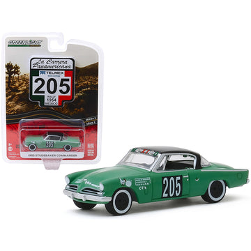 1953 Studebaker Commander #205 "Mexico" (Rally Mexico 1954) "La Carrera Panamericana" Series 2 1/64 Diecast Model Car by Greenlight