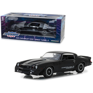 1981 Chevrolet Z28 Yenko Turbo Z Black 1/18 Diecast Model Car by Greenlight