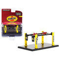 Adjustable Four-Post Lift "Pennzoil" Black and Yellow "Four-Post Lifts" Series 3 1/64 Diecast Model by Greenlight