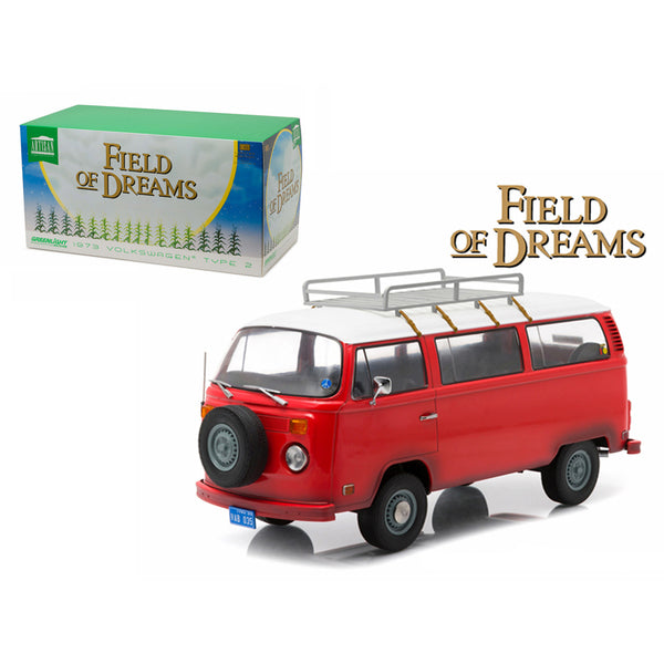 1973 Volkswagen Type 2 Bus (T2B) "Filed of Dreams" Movie (1989) 1/18 Diecast Model by Greenlight