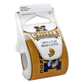 15 yd. University of Missouri Mizzou MU College Series Tiger Logo Packaging Duck Tape