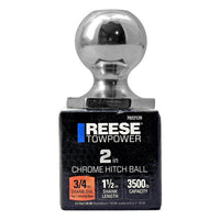 2" Chrome Hitch Towing Ball - Reese Towpower 7022120