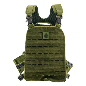 Tactical Defense Bulletproof Plate Carrying Velcro Molle Vest - Olive Drab Green