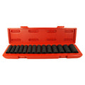 15-pc. 1/2" Deep Impact Socket Set - SAE