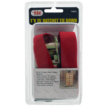 1" x 15' Ratchet Tie Down