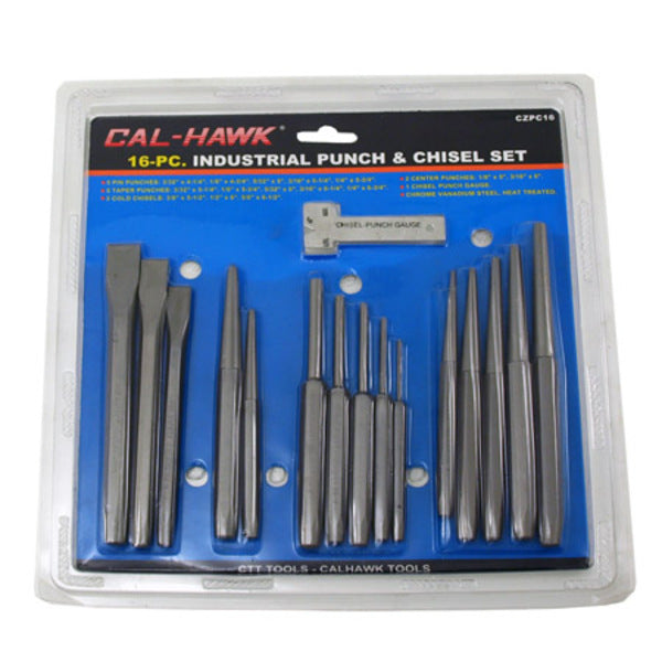 16-pc. Industrial Punch and Chisel Set