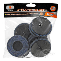 3" Flap Wheel Set - 60 Grit