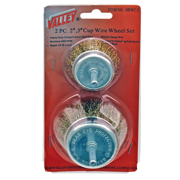 2-pc. Cup Wire Wheel Set