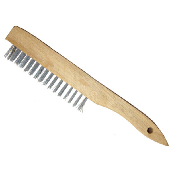 10" Wood Handle Wire Brush