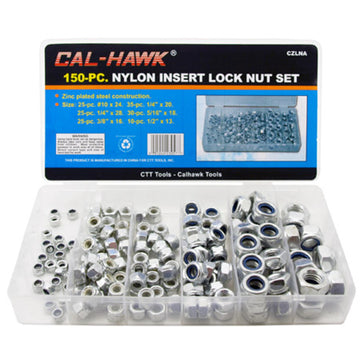 150-pc. Nylon Insert Lock Nut Set