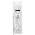 100-pc. 10" White Zip Cable Ties