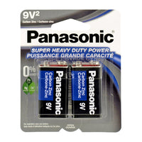 2-pc. 9V Super Heavy Duty Batteries