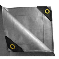 10 x 12 Heavy Duty Canopy Tarp - Silver