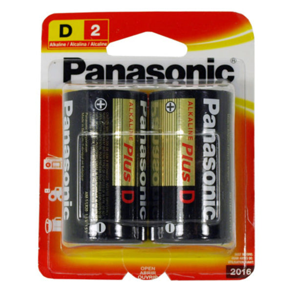 2-pc. D Alkaline Batteries