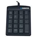 Manhattan USB Numeric Keypad with 18 Full-size keys