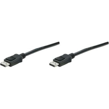 Manhattan DisplayPort Male / DisplayPort Male, 2 m (6.6 ft.), Black