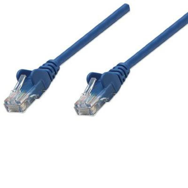 Intellinet Network Solutions Cat5e UTP Network Patch Cable, 50 ft (15.0 m), Blue