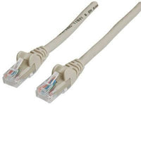 Intellinet Network Patch Cable, Cat6, 7.5m, Grey, CCA, U/UTP, PVC, RJ45, Gold Plated Contacts, Snagless, Booted, Lifetime Warranty, Polybag