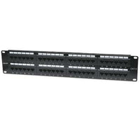 Intellinet Network Solutions 48-Port Rackmount Cat6 UTP 110/Krone Patch Panel, 2U