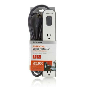 Belkin Essential BV106000-04 6-Outlets Surge Suppressor